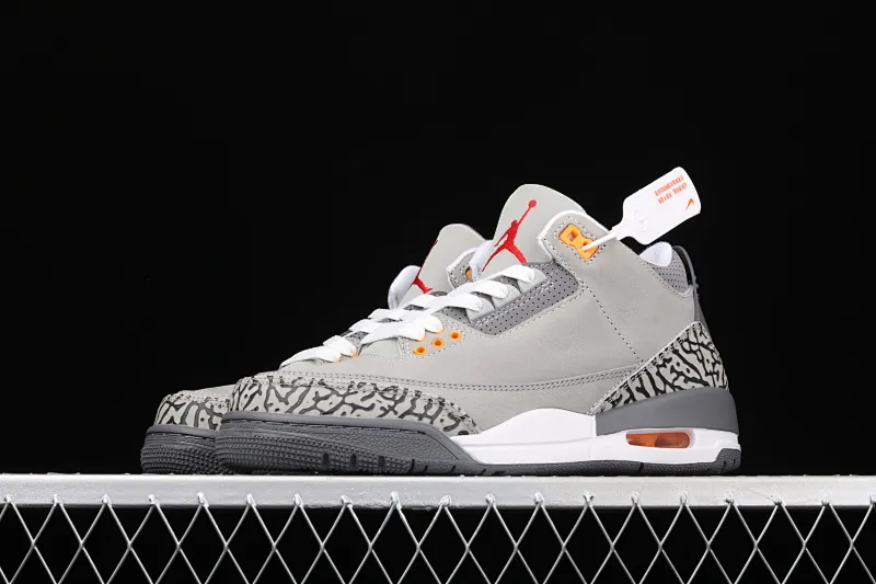 All categories Air Jordan Jordan series basketball shoes Air Jordan 3 J version Air Jordan 3 "Cool Grey" AJ3 Joe 3 Gray Wolf CT8532-012